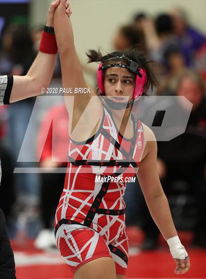 Thumbnail 2 in UIL Girls 6A Regional Wrestling Tournament  photogallery.