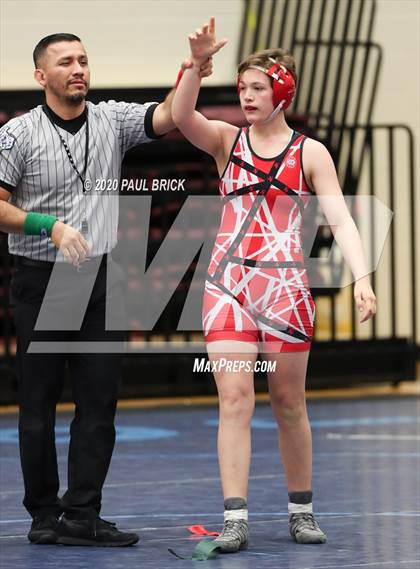 Thumbnail 3 in UIL Girls 6A Regional Wrestling Tournament  photogallery.