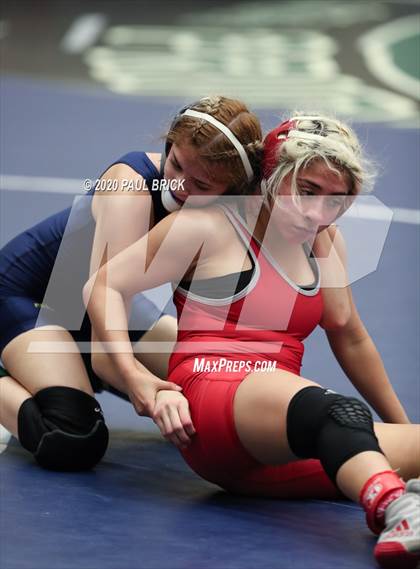 Thumbnail 3 in UIL Girls 6A Regional Wrestling Tournament  photogallery.