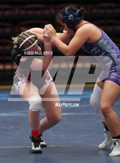 Thumbnail 3 in UIL Girls 6A Regional Wrestling Tournament  photogallery.