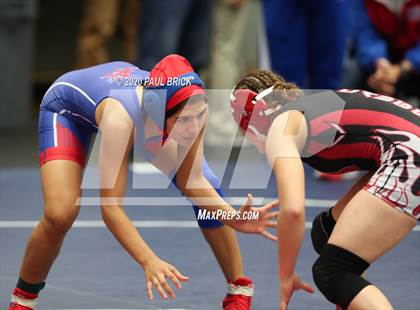 Thumbnail 3 in UIL Girls 6A Regional Wrestling Tournament  photogallery.