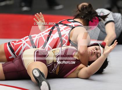 Thumbnail 3 in UIL Girls 6A Regional Wrestling Tournament  photogallery.