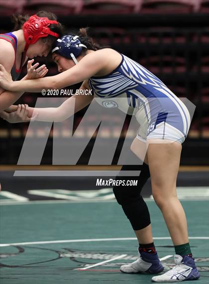 Thumbnail 1 in UIL Girls 6A Regional Wrestling Tournament  photogallery.