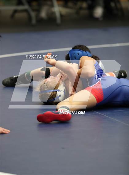 Thumbnail 2 in UIL Girls 6A Regional Wrestling Tournament  photogallery.