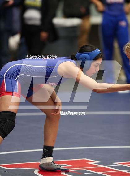 Thumbnail 3 in UIL Girls 6A Regional Wrestling Tournament  photogallery.