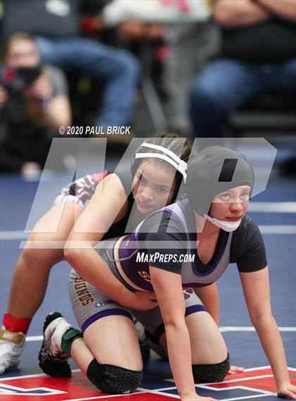 Thumbnail 1 in UIL Girls 6A Regional Wrestling Tournament  photogallery.