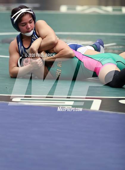 Thumbnail 3 in UIL Girls 6A Regional Wrestling Tournament  photogallery.