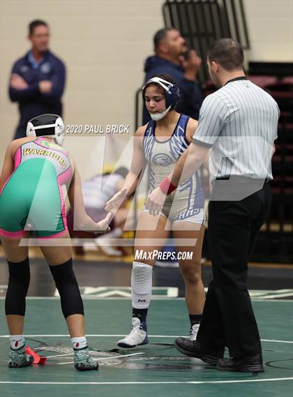Thumbnail 3 in UIL Girls 6A Regional Wrestling Tournament  photogallery.