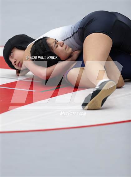 Thumbnail 3 in UIL Girls 6A Regional Wrestling Tournament  photogallery.