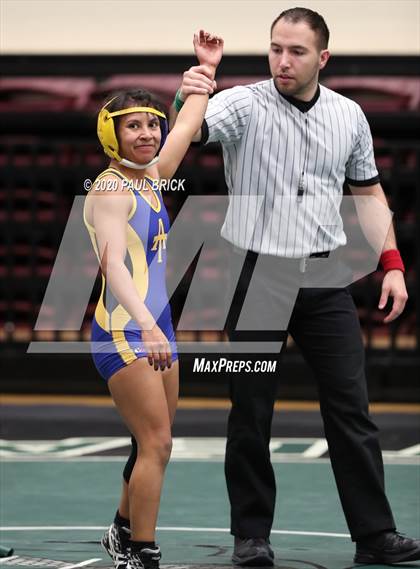 Thumbnail 1 in UIL Girls 6A Regional Wrestling Tournament  photogallery.