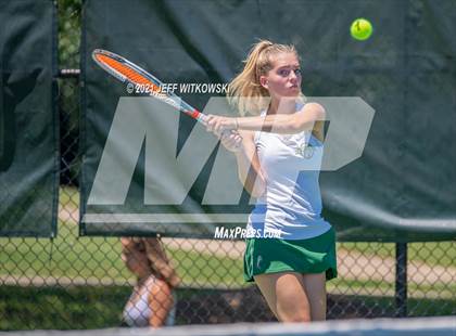 Thumbnail 2 in NCHSAA 3A Mid-East Regionals - Singles photogallery.