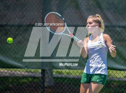 Thumbnail 2 in NCHSAA 3A Mid-East Regionals - Singles photogallery.