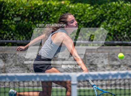 Thumbnail 3 in NCHSAA 3A Mid-East Regionals - Singles photogallery.