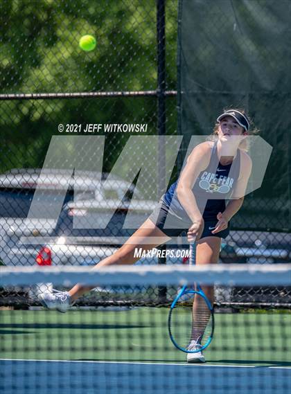Thumbnail 1 in NCHSAA 3A Mid-East Regionals - Singles photogallery.