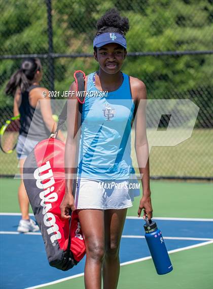Thumbnail 1 in NCHSAA 3A Mid-East Regionals - Singles photogallery.