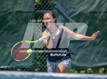 Thumbnail 2 in NCHSAA 3A Mid-East Regionals - Singles photogallery.
