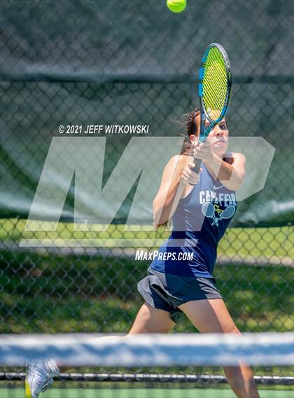 Thumbnail 3 in NCHSAA 3A Mid-East Regionals - Singles photogallery.