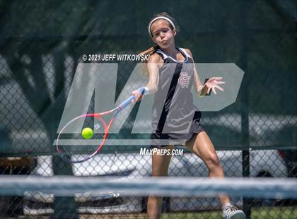 Thumbnail 1 in NCHSAA 3A Mid-East Regionals - Singles photogallery.