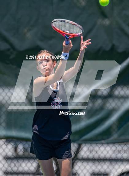 Thumbnail 3 in NCHSAA 3A Mid-East Regionals - Singles photogallery.
