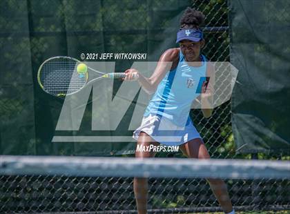 Thumbnail 2 in NCHSAA 3A Mid-East Regionals - Singles photogallery.