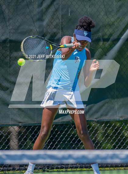 Thumbnail 2 in NCHSAA 3A Mid-East Regionals - Singles photogallery.