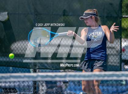Thumbnail 2 in NCHSAA 3A Mid-East Regionals - Singles photogallery.