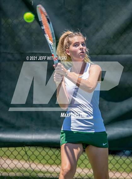 Thumbnail 2 in NCHSAA 3A Mid-East Regionals - Singles photogallery.