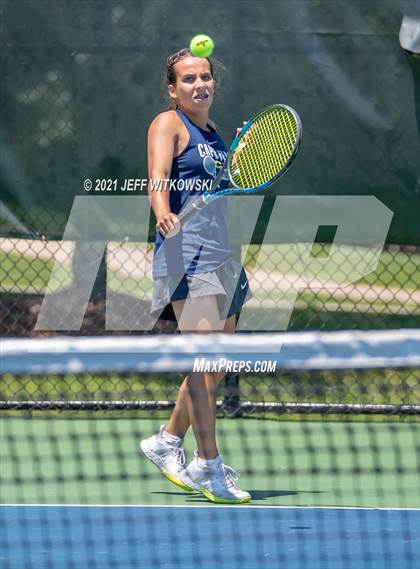 Thumbnail 3 in NCHSAA 3A Mid-East Regionals - Singles photogallery.