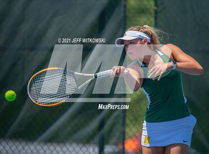Thumbnail 1 in NCHSAA 3A Mid-East Regionals - Singles photogallery.