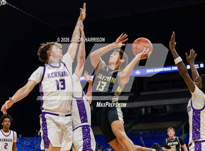 Photo 17 in the Kennard vs. Jayton (UIL 1A D2 Boys Basketball Final ...