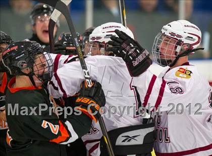 Thumbnail 2 in Salisbury School vs Kimball Union Academy (Flood-Marr Tournament) photogallery.