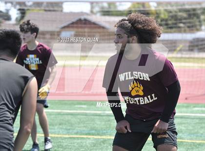 Thumbnail 2 in Woodrow Wilson vs. Highland (Marina Invitational) photogallery.