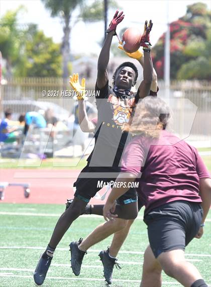 Thumbnail 3 in Woodrow Wilson vs. Highland (Marina Invitational) photogallery.