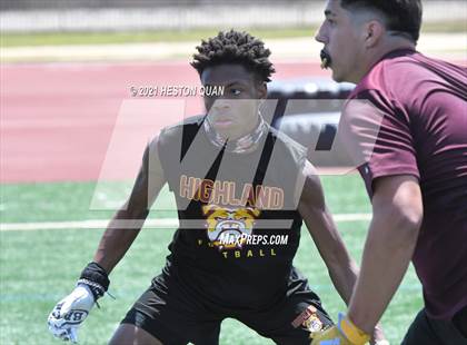 Thumbnail 2 in Woodrow Wilson vs. Highland (Marina Invitational) photogallery.