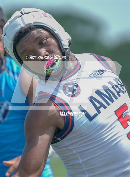 Thumbnail 3 in Wylie East vs Lamar (Texas State 7 on 7) photogallery.
