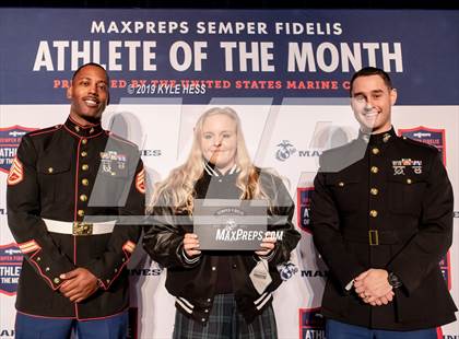 Thumbnail 1 in Marines H.S. Female Athlete of the Month - Josie Lord photogallery.