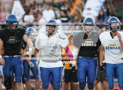 Thumbnail 1 in Lincoln vs Woodcreek (Scrimmage) photogallery.