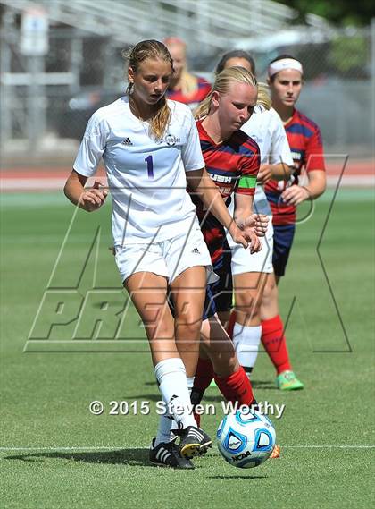 Thumbnail 2 in Carrboro vs. Forbush (NCHSAA 2A Final) photogallery.