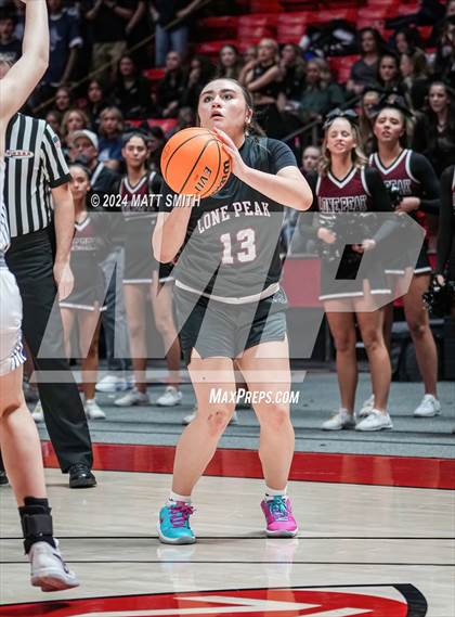 Thumbnail 2 in Copper Hills vs. Lone Peak (UHSAA 6A Final) photogallery.