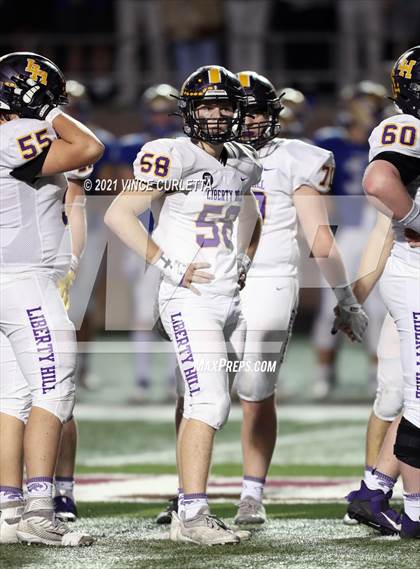 Thumbnail 1 in Alamo Heights vs. Liberty Hill (UIL 5A D2 Quarterfinal Playoff) photogallery.