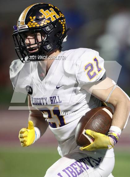 Thumbnail 1 in Alamo Heights vs. Liberty Hill (UIL 5A D2 Quarterfinal Playoff) photogallery.