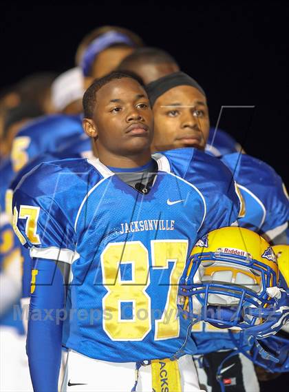Thumbnail 1 in Lancaster vs. Jacksonville (UIL 4A Division 2 Bi-District Playoff) photogallery.