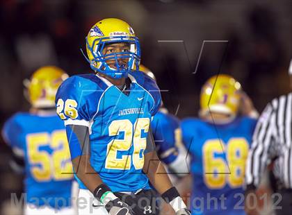 Thumbnail 1 in Lancaster vs. Jacksonville (UIL 4A Division 2 Bi-District Playoff) photogallery.