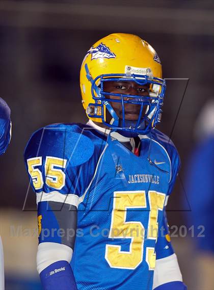 Thumbnail 3 in Lancaster vs. Jacksonville (UIL 4A Division 2 Bi-District Playoff) photogallery.