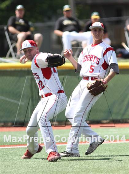 Thumbnail 1 in Shawnee Heights vs Aquinas (KSHSAA 5A Playoff) photogallery.