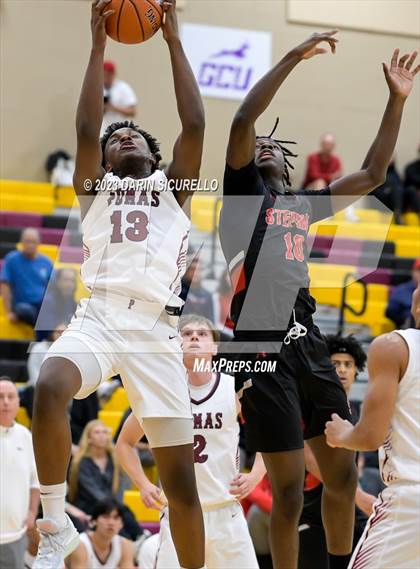 Thumbnail 3 in Archbishop Stepinac vs. Perry (Hoophall West Invitational) photogallery.