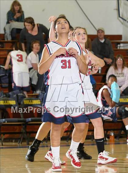 Thumbnail 3 in Shasta vs. Las Plumas (Lady Bulldog Holiday Classic) photogallery.