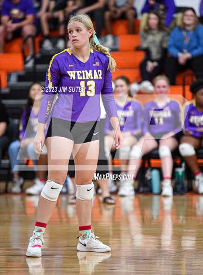 Thumbnail 1 in Weimar vs Burton (UIL 2A Region IV Area Playoff) photogallery.
