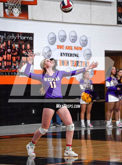 Thumbnail 1 in Weimar vs Burton (UIL 2A Region IV Area Playoff) photogallery.