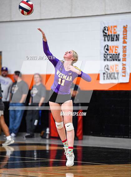 Thumbnail 1 in Weimar vs Burton (UIL 2A Region IV Area Playoff) photogallery.